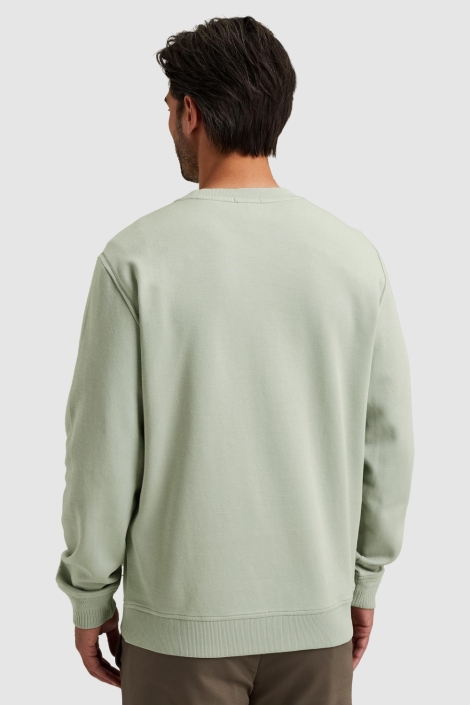 Cast Iron long sleeve r-neck regular fit twi